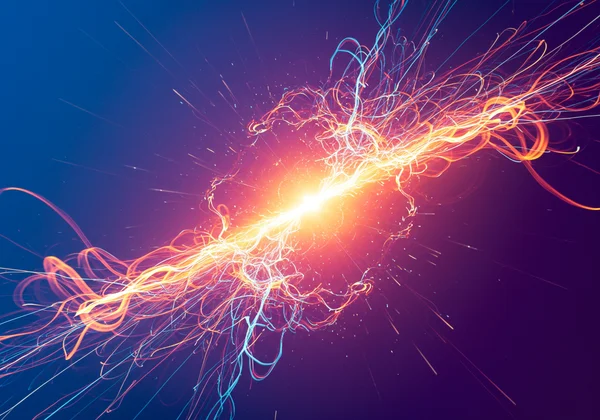 Abstract art showing creative ideas and intense focus (hyperfocus).